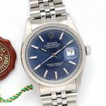 Rolex Datejust 36 16014 (1988) - Blue dial 36 mm Steel case (1/8)